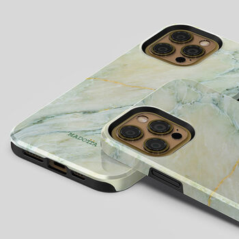 Pistachio Marble Tough Case For iPhone, 4 of 4