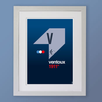 Ventoux 1911 Cycling Print, 2 of 6