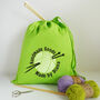 Personalised 'Handmade Goods' Knitting Bag, thumbnail 3 of 5