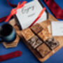 Fathers Day Six Piece Brownie Gift Box, thumbnail 1 of 6