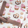 Cake Valentine's Day Wrapping Paper Roll #578, thumbnail 2 of 3