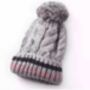 Fur Lined Bobble Beanie Hat Chemo Headwear, thumbnail 5 of 7