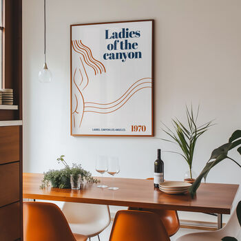 Ladies Of The Canyon Californian Giclée Retro Art Print, 3 of 3