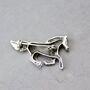 Sterling Silver Horse Brooch, thumbnail 5 of 10