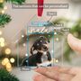Pet's First Christmas Photo Ornament Custom, thumbnail 2 of 8