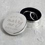 Will You Marry Me Personalised Ring Box, thumbnail 4 of 4