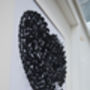 Stunning 3D Black Butterfly Heart Framed Wall Art, thumbnail 2 of 4