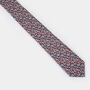 Mens Navy, Red And Pink Speckled Slim Tie, thumbnail 7 of 8