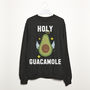 Holy Guacamole Women's Avocado Slogan Sweatshirt, thumbnail 3 of 3