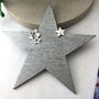 Mismatched Magic Star With Initial Earrings, thumbnail 9 of 12