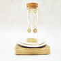 Gold North Star Hoop Earrings Presented In A Bottle, thumbnail 1 of 2