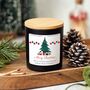 Merry Christmas Scented Candle Gift For Her Personalised Xmas Gift, thumbnail 4 of 9