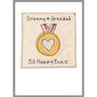 Personalised Gold Medal 50th Anniversary Card, thumbnail 3 of 11