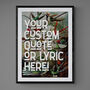 Custom Vintage Style Bird Print Quote Art, thumbnail 4 of 7