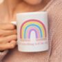 Thinking Of You Rainbow Mug, thumbnail 1 of 3