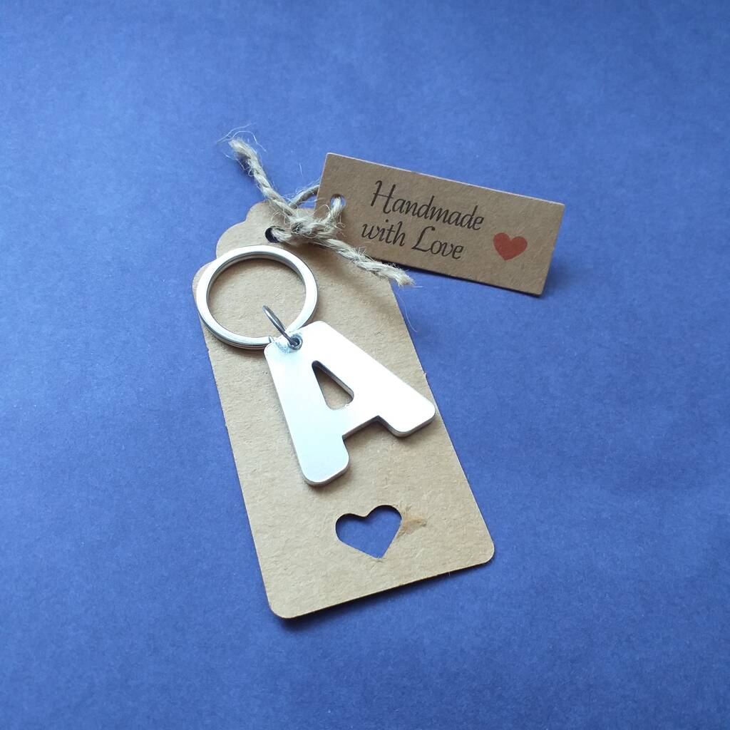 letter keyring by oodles of gifts