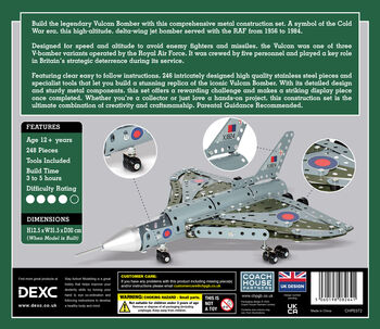 Make Your Own Vulcan Bomber Metal Construction Set, 6 of 10