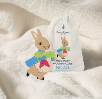 Personalised Peter Rabbit Wooden Puzzle, 2 of 4