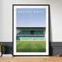 Hibernian Fc Easter Road From The Centre Circle Poster, thumbnail 1 of 7