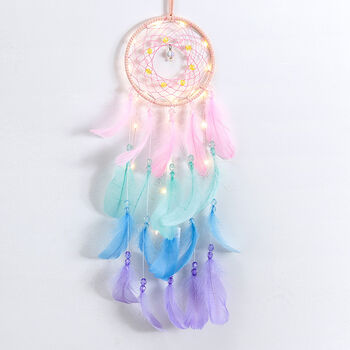 New Baby Born Gift, Pink Pastel Dream Catcher For Girls, 7 of 9