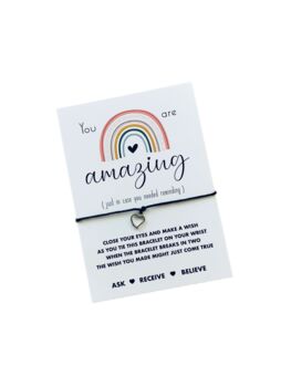 You Are Amazing Wish Bracelet | Amazing Gift, 4 of 7