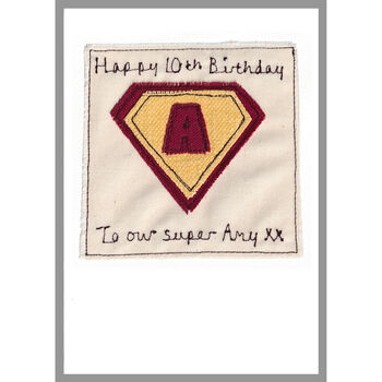 Personalised Superhero 1st / Any Birthday Card For Girl, 10 of 11