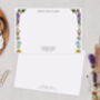 Meadow Flowers Personalised Address Note Cards A6 Notecard Set, thumbnail 2 of 6