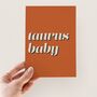 Zodiac Astrology Star Sign Retro Greetings Card, thumbnail 3 of 8