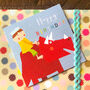 Boy On A Dinosaur Birthday Card, thumbnail 1 of 5