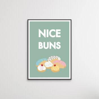 Nice Buns Kitchen Print, 2 of 3