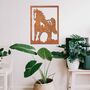Rusted Metal Horse In Frame Metal Horse Wall Art, thumbnail 11 of 11