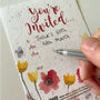 Poppy Meadow Plantable Party Invitiation Set, thumbnail 5 of 5