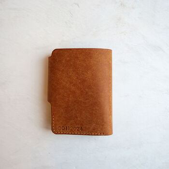 Personalised Leather Full Wallet With Free Initial Engraving, 3 of 8