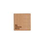 Up North 'Sit Thiden Darn' Square Oak Coaster | Homeware | Tableware | Home Decor, thumbnail 2 of 2