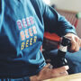'Beer, Beer, Beer' Embroidered Sweatshirt, thumbnail 2 of 5