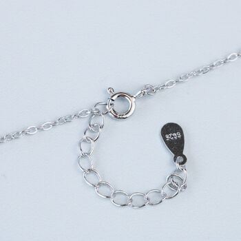 Sterling Silver Pearl Cluster Pendant Necklace, 2 of 4