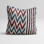 Striped And Zig Zag Ikat Handwoven Cushion Cover, thumbnail 1 of 7