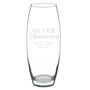Personalised Silver Anniversary Glass Bullet Vase, thumbnail 2 of 2
