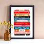 Personalised Book Print For Couples, thumbnail 1 of 4