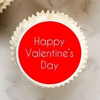 Happy Valentine's Day Cupcake Decorations, 2 of 2