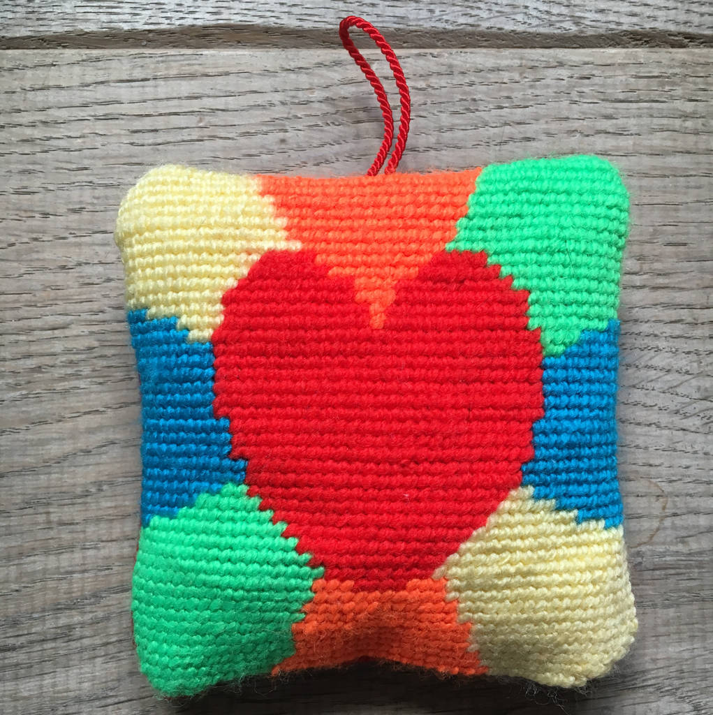 Heart Tapestry Lavender Bag Kit, 1 of 3