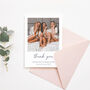 Bridesmaid Thank You Card With Photo, thumbnail 3 of 7