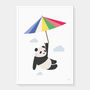 Mr Panda Parasol Print, thumbnail 3 of 4