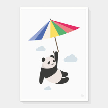Mr Panda Parasol Print, 3 of 4