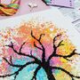 Watercolour Tree Cross Stitch Kit, thumbnail 3 of 10