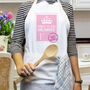 Personalised Pink 1st Class Apron, thumbnail 1 of 2