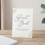 Meadow Personalised Names Wedding Guest Book, thumbnail 4 of 4
