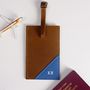 Personalised Leather Luggage Tag, thumbnail 3 of 9