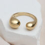 Gold Or Silver Open Ball Ring, thumbnail 1 of 5