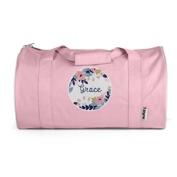Personalised Flourish Design Kids Duffle Bag, 4 of 8